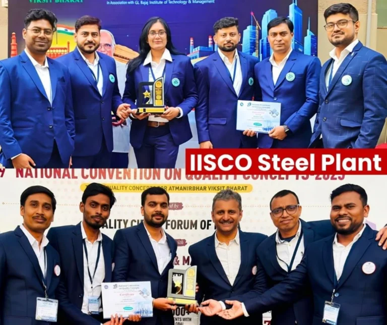 Quality Circle Teams of IISCO Steel Plant Win 10 Awards