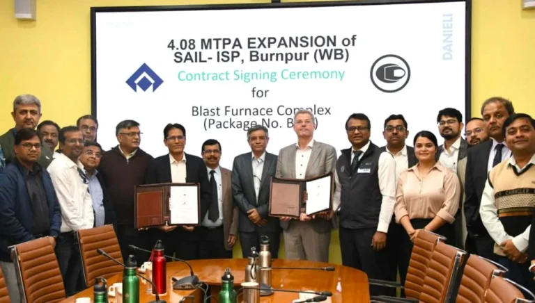 SAIL ISP Signs MoU with Netherlands Company for 4 MTPA Blast Furnace