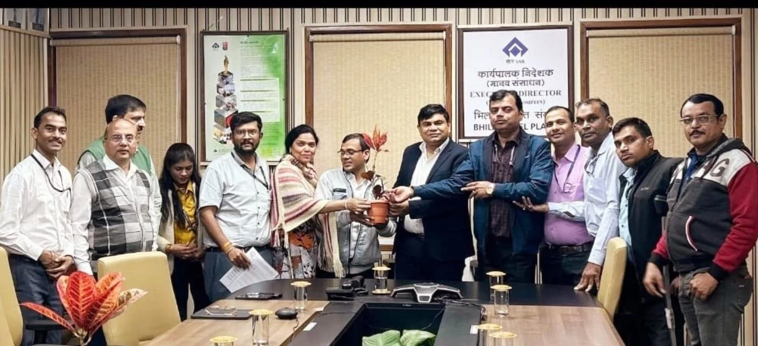 The office Bearers of Steel Association for Differently Abled Discussed with BSP ED HR