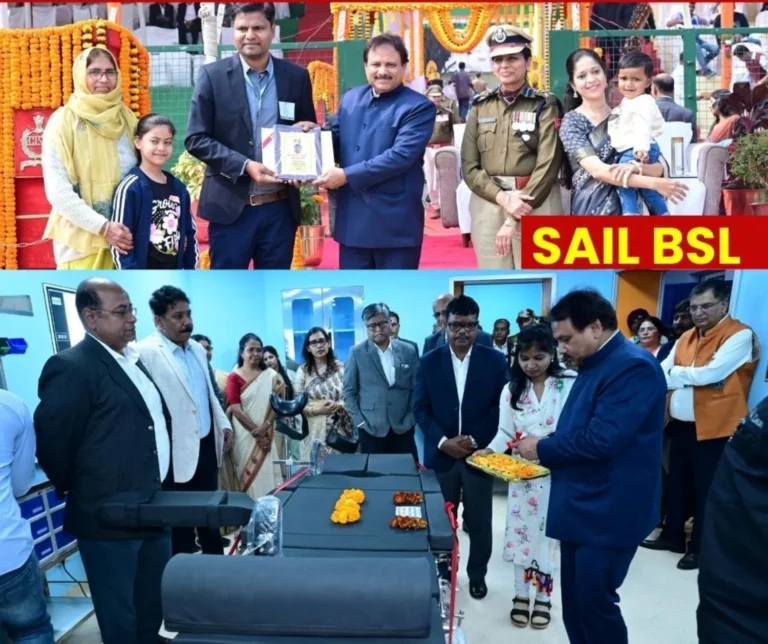 Bokaro Steel Plant 107 Employees and Officers CISF and Security Personnel Received this Gift from DIC New Facilities also in BGH