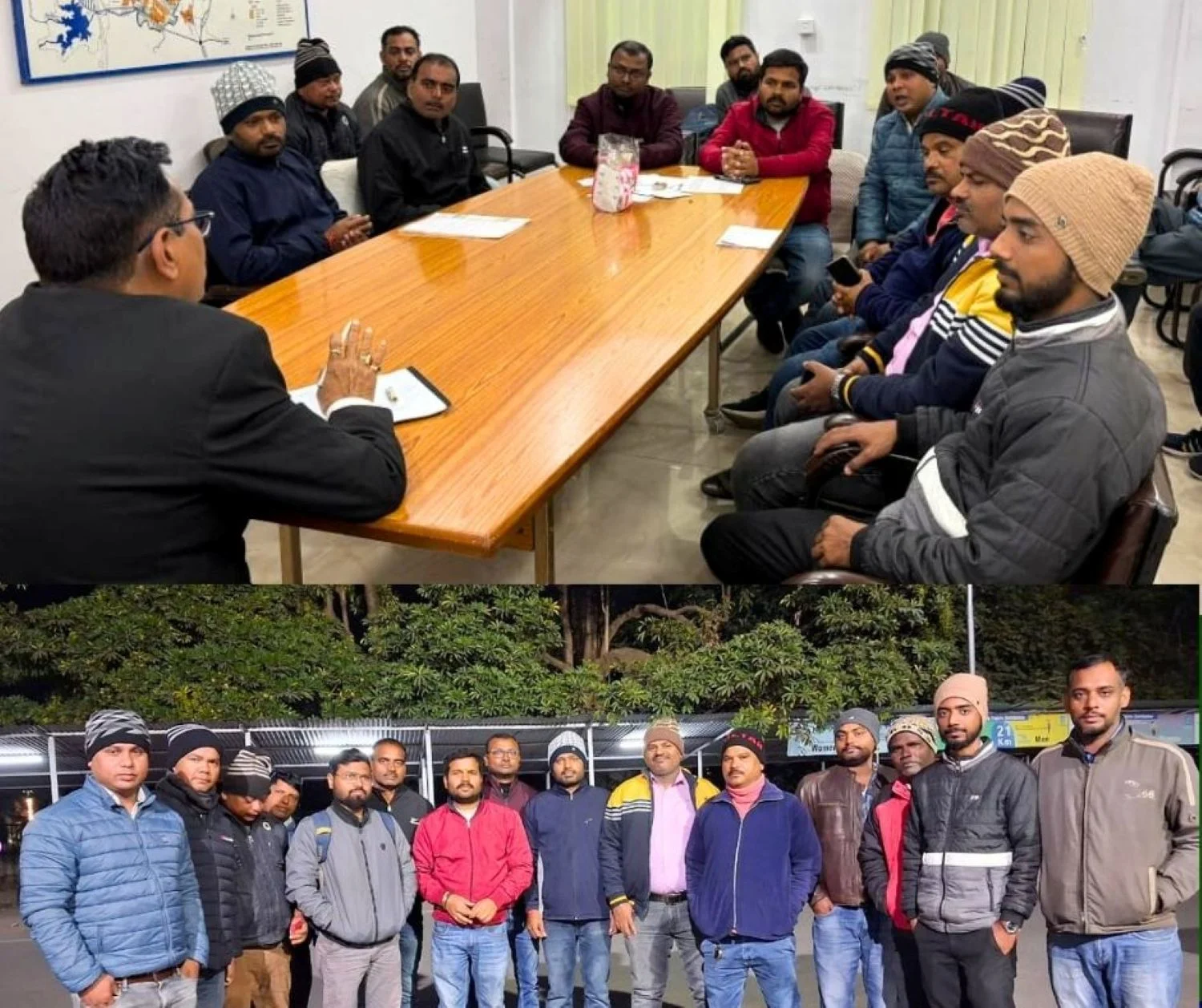 Bokaro Township Workers are Troubled by Problems Management-BAKS Meeting, Road to be Built here