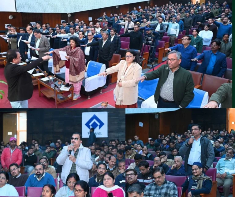 Dialogue Between Officers of Bokaro Steel Plant in Front of DIC-ED (1)