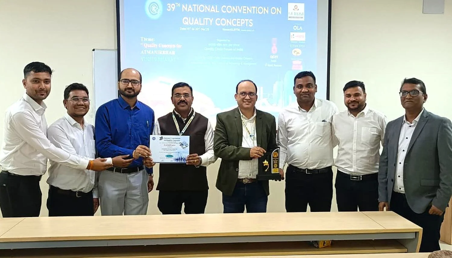 Excellent Performance of PBS of Bhilai Steel Plant in NCQC Noida initiative of ED HR Rajiv Pandey New Recognition from Jansabha