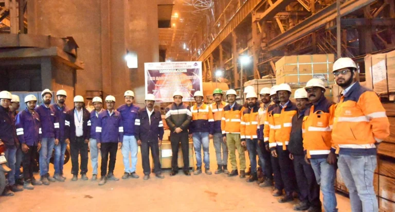 Good News From SMS 2 of SAIL Rourkela Steel Plant, Another Record Created