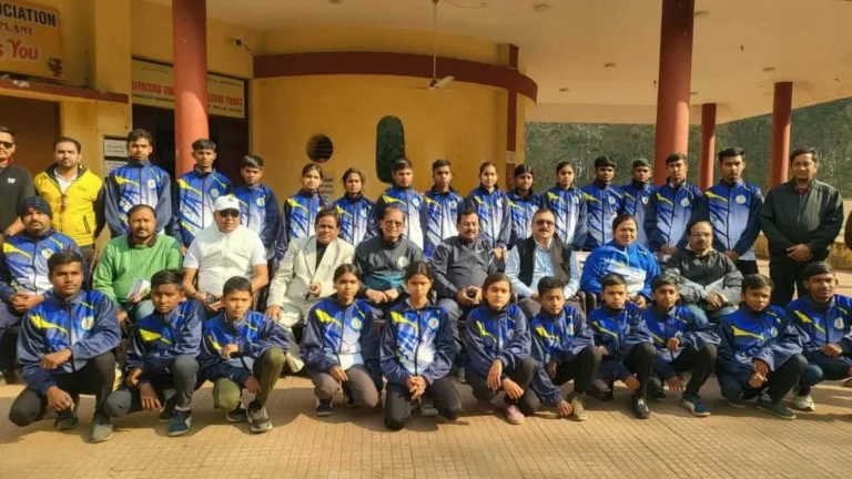 National Road and Track Cycling Competition Chhattisgarh team leaves for Jharkhand, 38 players from Bhilai Steel Plant Club