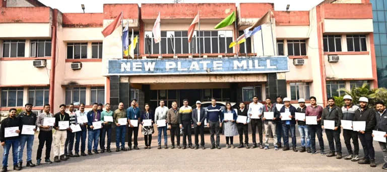 New Plate Mill Employees and Officers of SAIL Rourkela Steel Plant Honored with SAIL Shabash Yojana