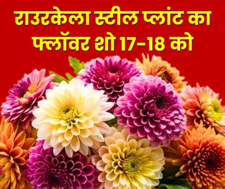 Rourkela Steel Plant Flower show on January 17-18 at Jubilee Park