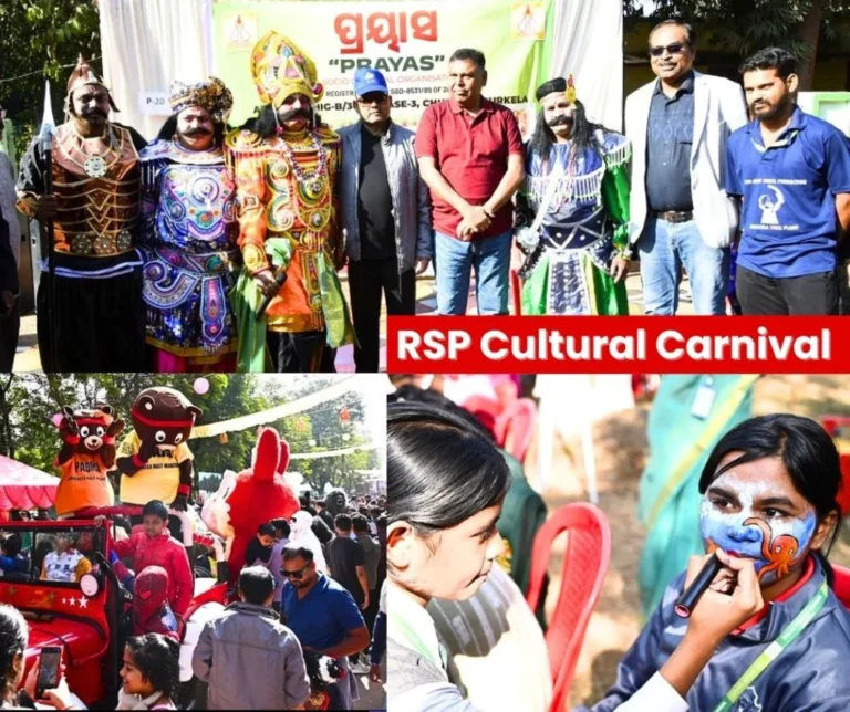 Rourkela Steel Plant Live Music Band Fancy Dress Show Yoga Zumba Rangoli-Painting and Lots of Fun