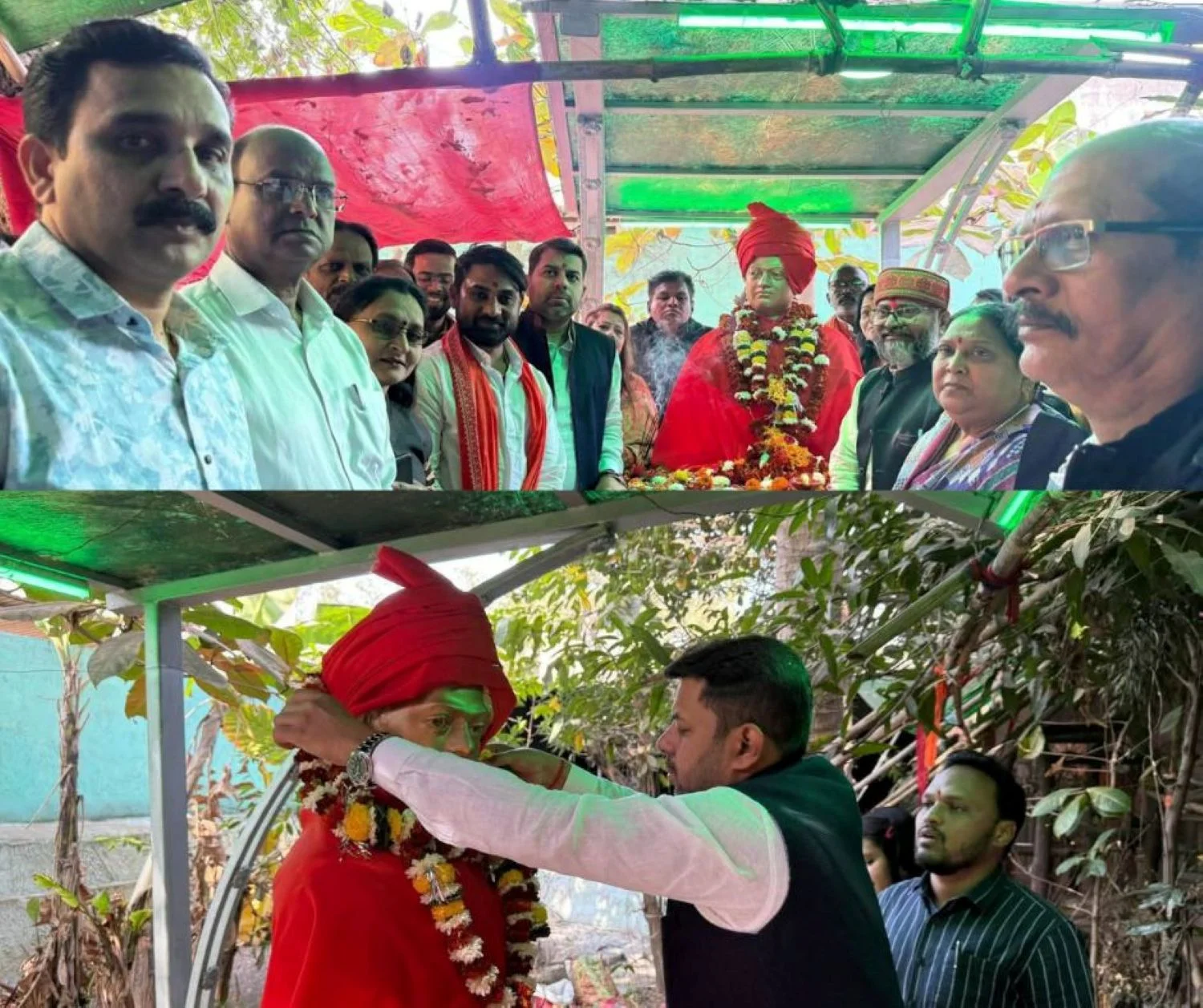 Swami Vivekananda Jayanti Manish Pandey reached Kalibari and paid tribute