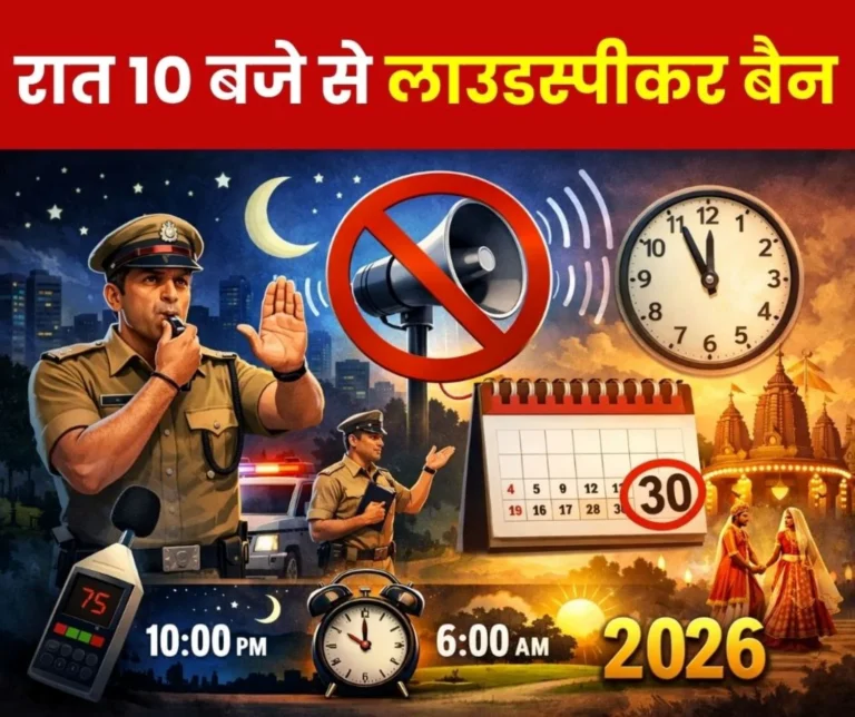 A Complete Ban on Loudspeakers after 10 pm the Collectors Order Strictness Till June 30
