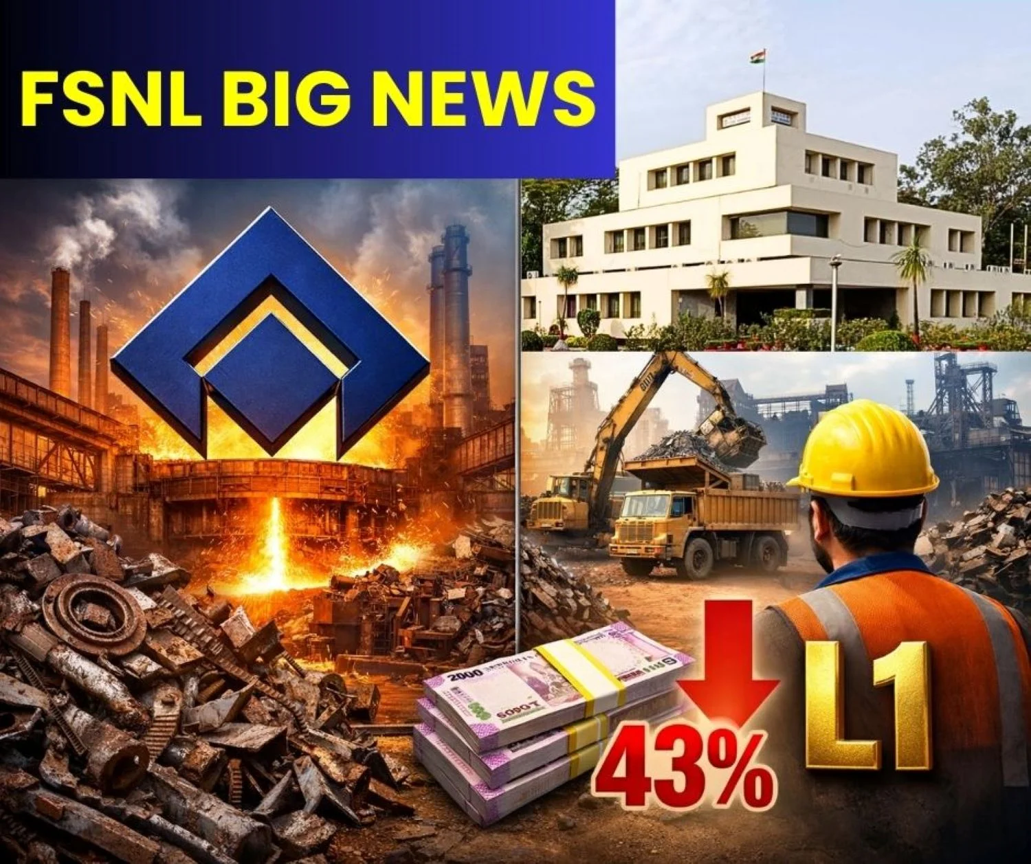 BIG NEWS FSNL Konoike Group will not Work in SAIL after March Lakhotia Group came at Below Rate