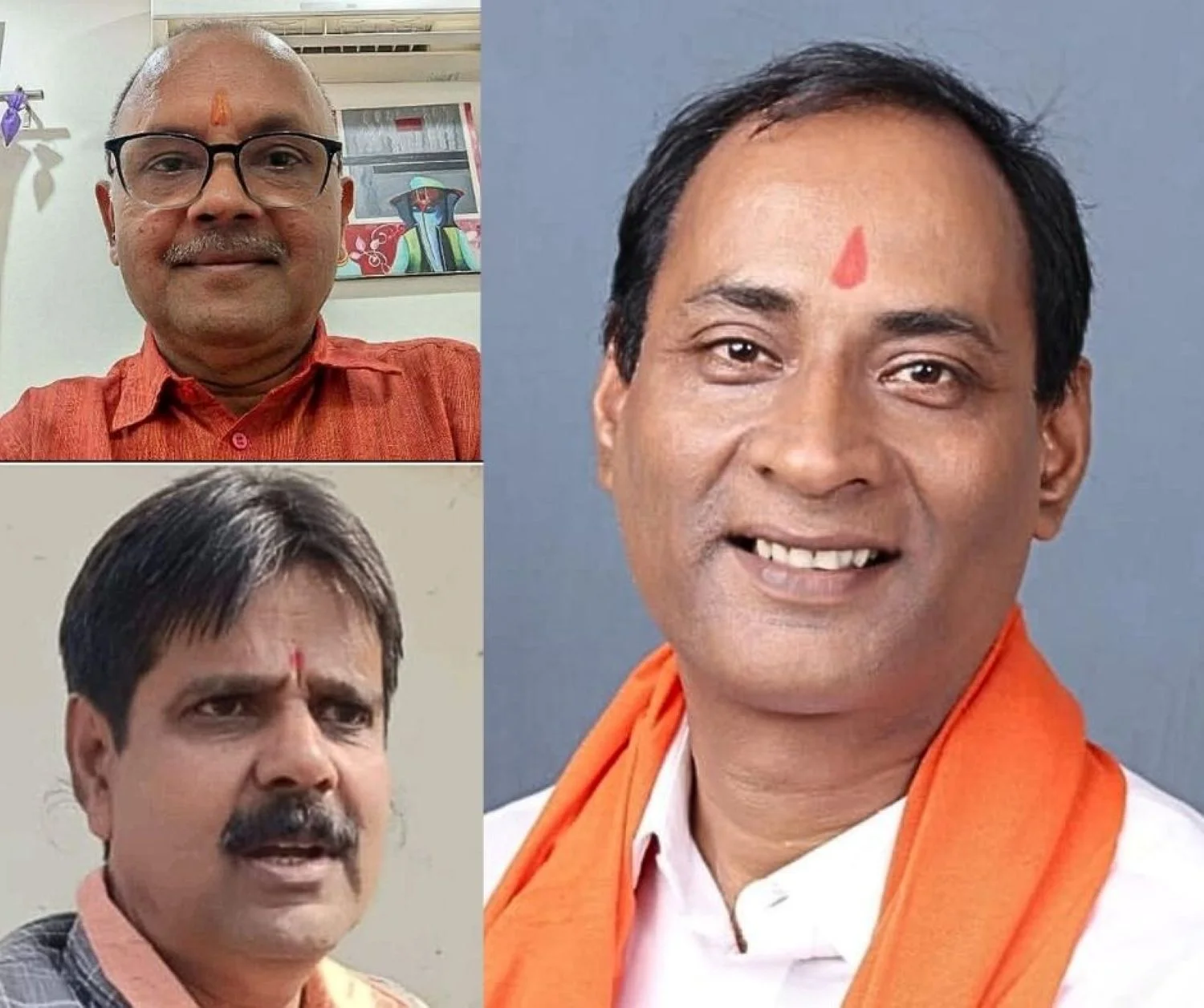 BSP Employee Vinod Upadhyay Appointed as Convener of the Education Cell by the BJP while Brijmohan and JP became State Working Committee Members