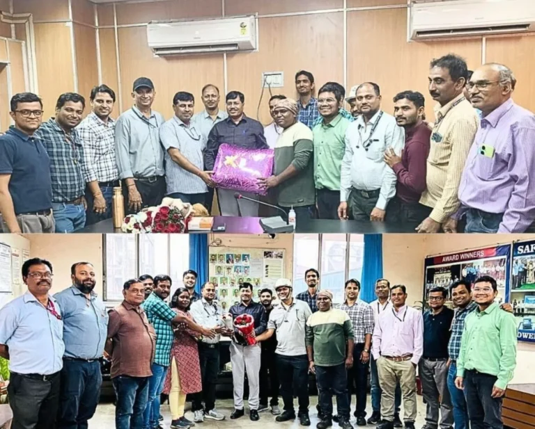 Bhilai Steel Plant GM VS Dewangan who Left an I Love Impression on PBS, Retires Staff Bids Farewell