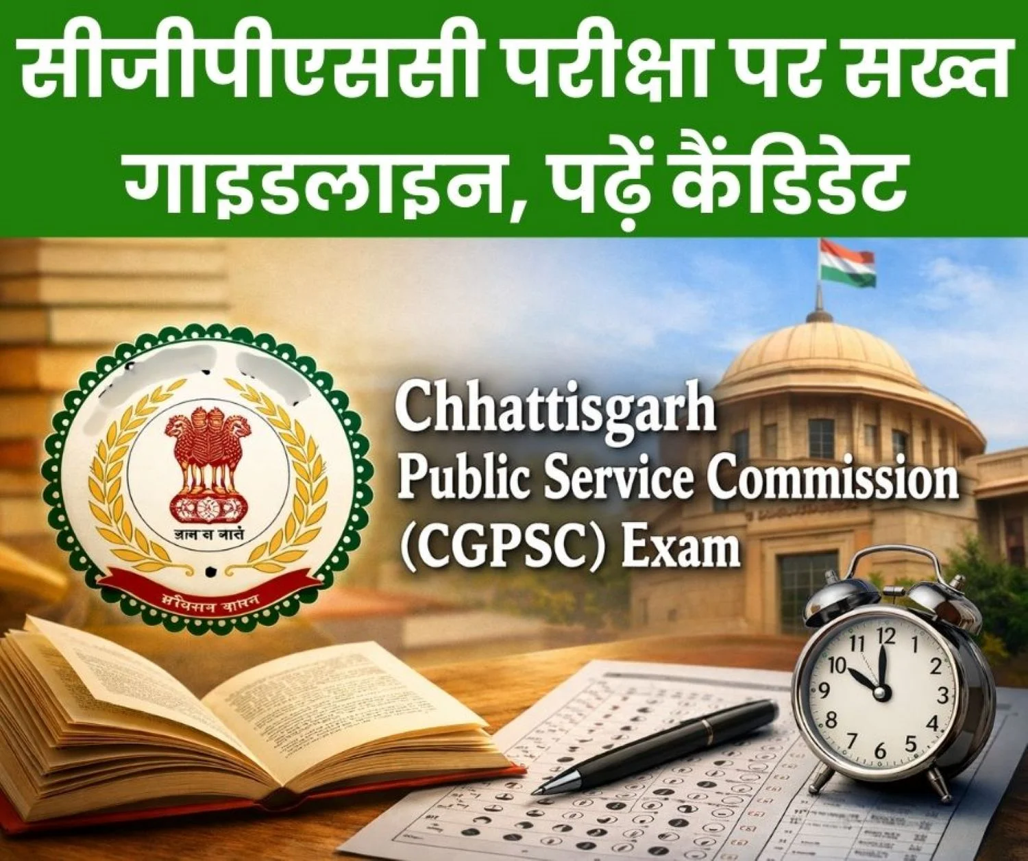CGPSC Exam Strict Guidelines for Candidates Ban on Shoes Socks and Smart Watches