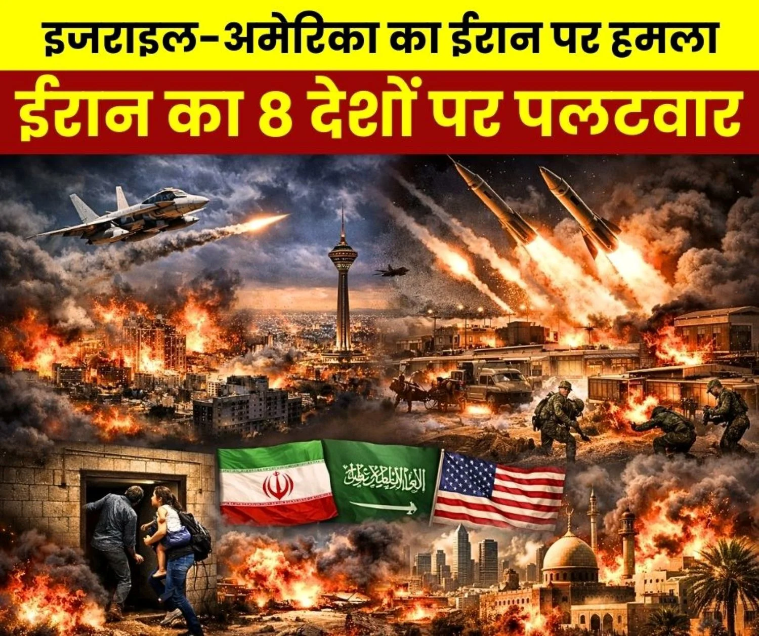 Israel Attack Iran LIVE Iran Retaliates by Attacking US Military Bases in 8 Countries