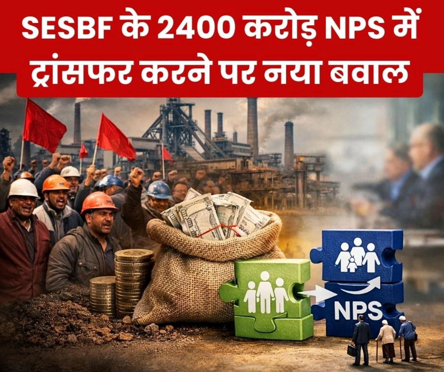 Opposition to Transfer of Rs 2400 Crore to NPS by SAIL Employees Questions Raised on the Minutes of the 86th Meeting of the Trust