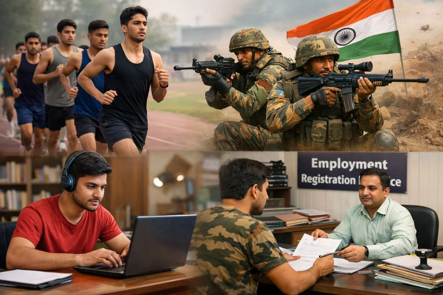 Agniveer Recruitment Exam Apply for free online coaching in Durg by April 1