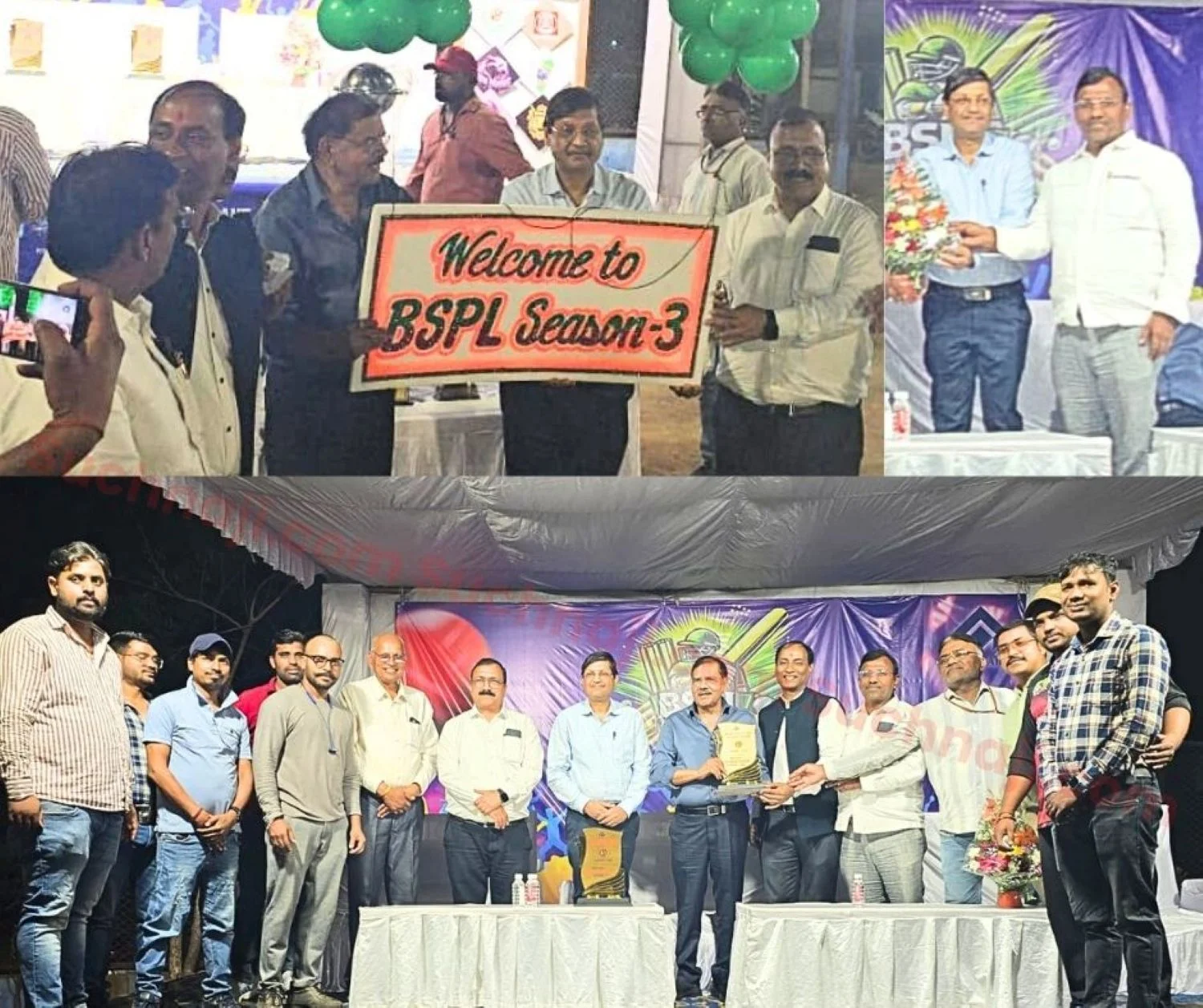 BSPL Cricket Tournament ED Works Rakesh Kumar Anand Tripathi open the Batting These Teams Won the Match