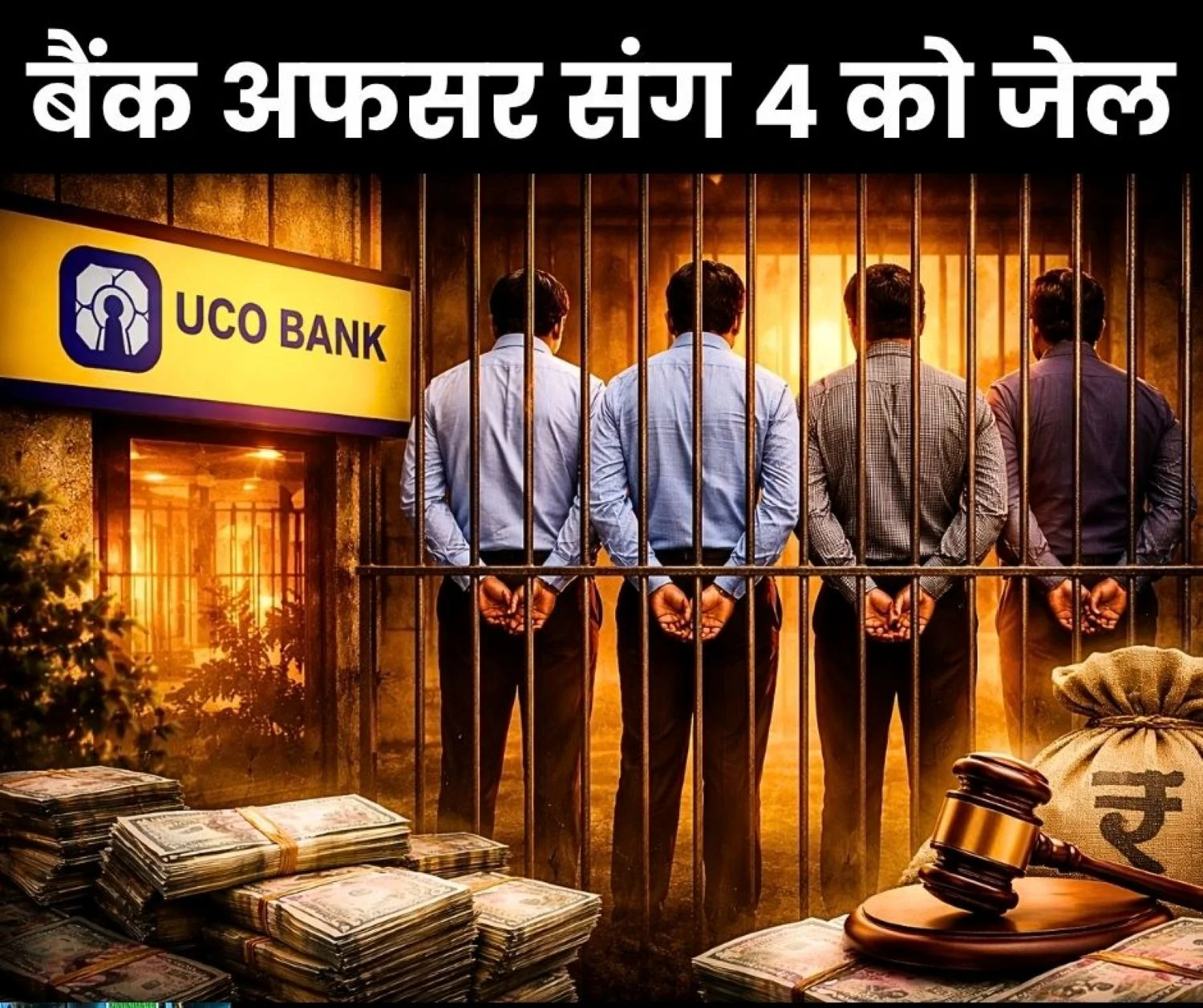 Bank Fraud Four Convicts, Including UCO Bank Officials, Sentenced to 5 Years in Prison and Fined Crores of Rupees