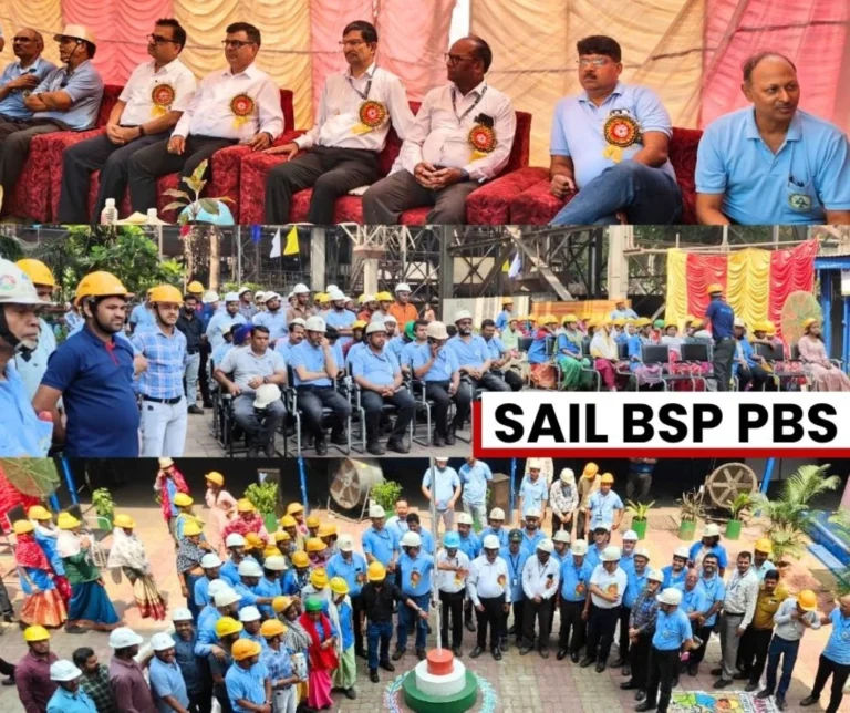 Bhilai Steel Plant Celebration of 1081 Days of Injury-Free Power and Blowing Station