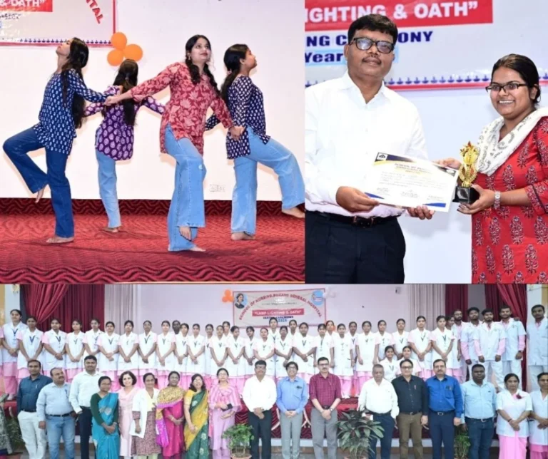 Bokaro General Hospital Special Event for Students of School of Nursing Future Nurses Take Oath