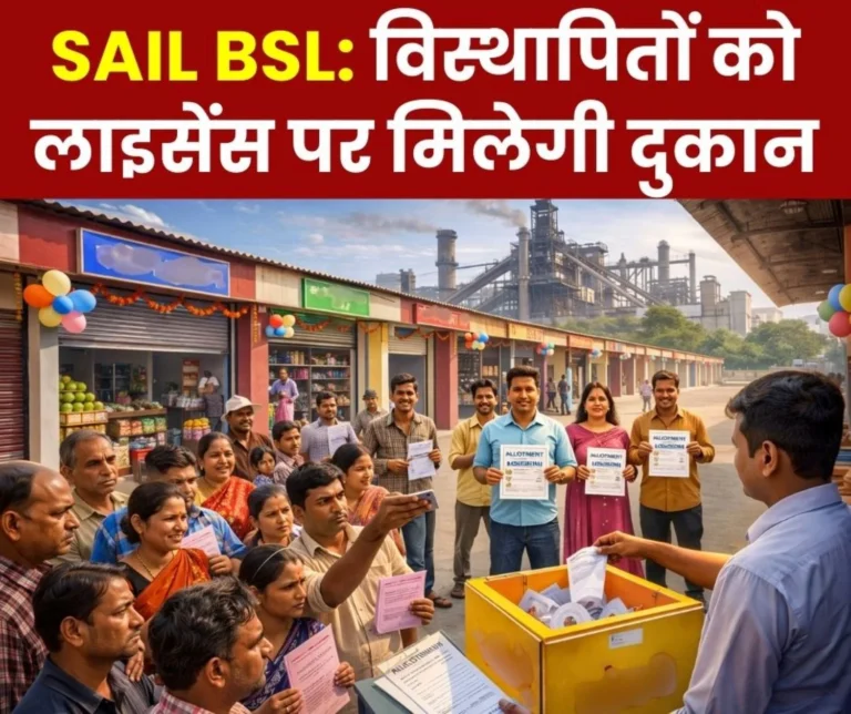 Bokaro Steel Plant is Giving Shops to the Displaced People, Allotment of 96 Shops has Started, this is the Process