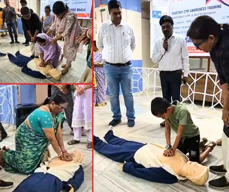 Good News from Bhilai Steel Plant Sector-9 Hospital Everyone is Learning How to Defeat Death