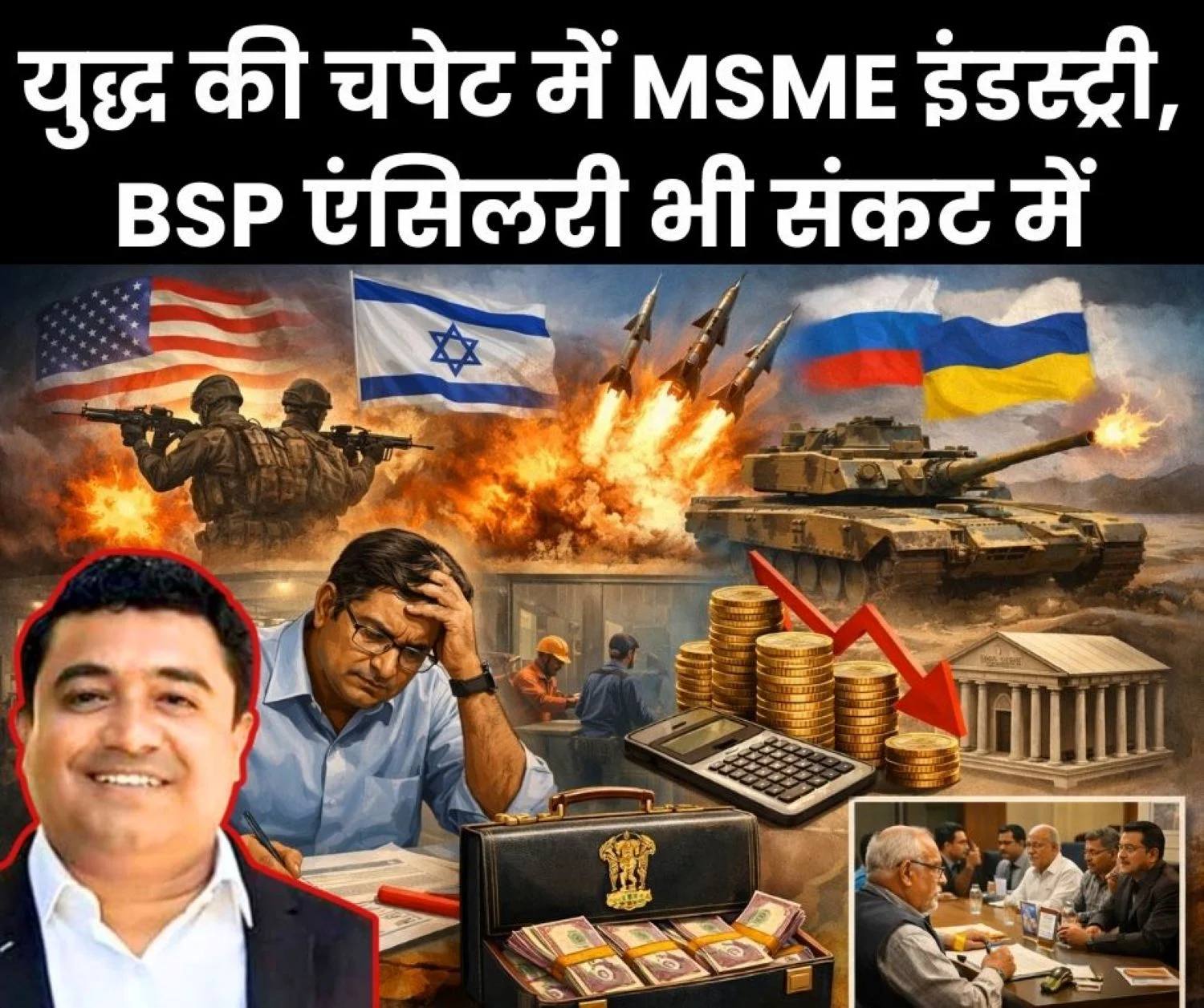 MSME Industry Affected by US-Israel-Iran and Russia-Ukraine wars BSP Ancillary Association Demands Special Package from Modi Government