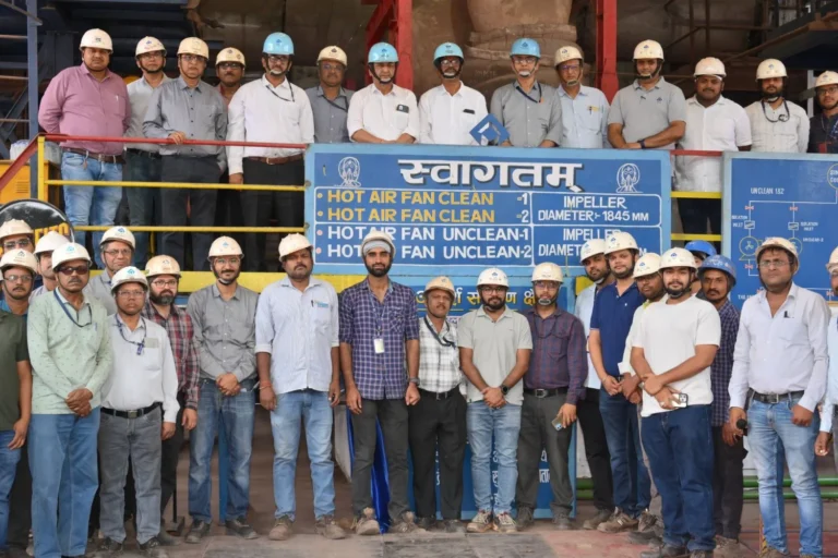 SAIL BSP Good News from Machine 1 of Sinter Plant 3 Hot Air Fan Commissioned after 12 Years