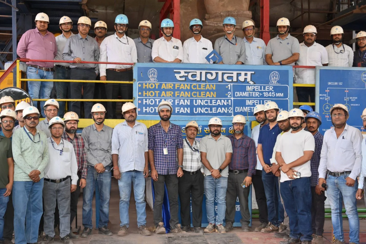 SAIL BSP Good News from Machine 1 of Sinter Plant 3 Hot Air Fan Commissioned after 12 Years