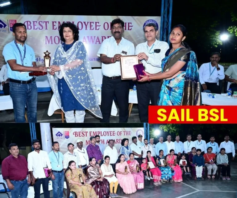 These Talented Employees of Bokaro Steel Plant are the Best Employee of the Month
