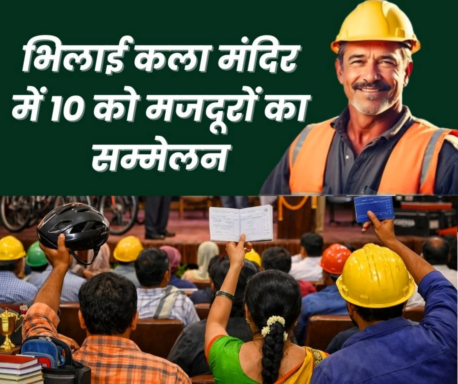 Workers Conference to be Held on March 10 at Bhilai Steel Plants Kala Mandir Money to be Credited to Accounts