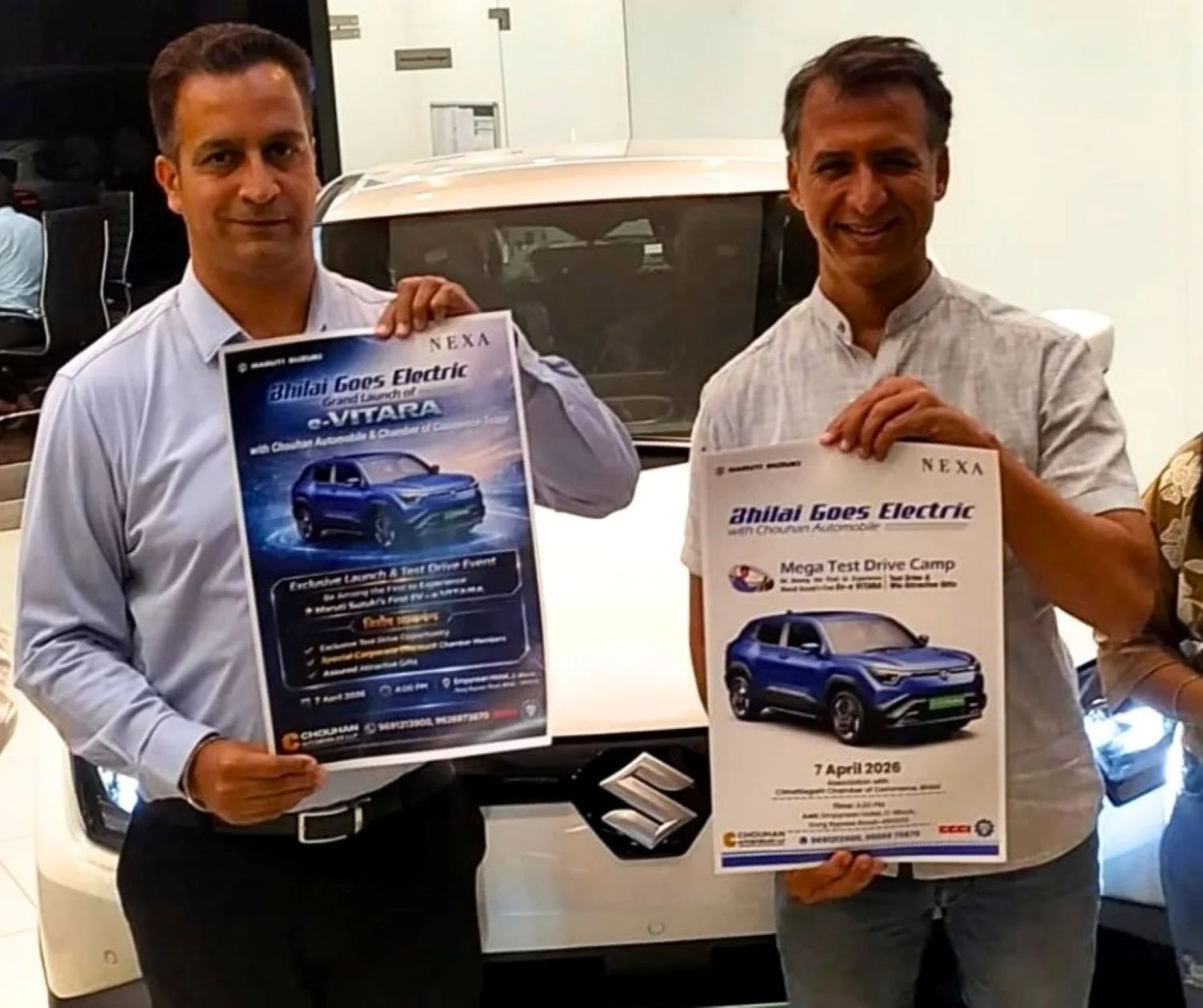 Go Electric Bhilai Chauhan Automobile-Chamber of Commerce Join Hands to say if you Want Freedom from Pollution, Drive Electric Vehicles