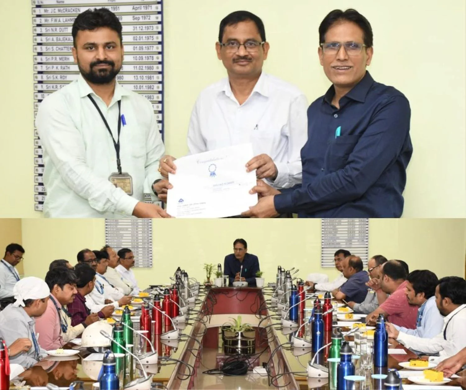 ISP Felicitates 54 Employees Under Sail Shabash Scheme