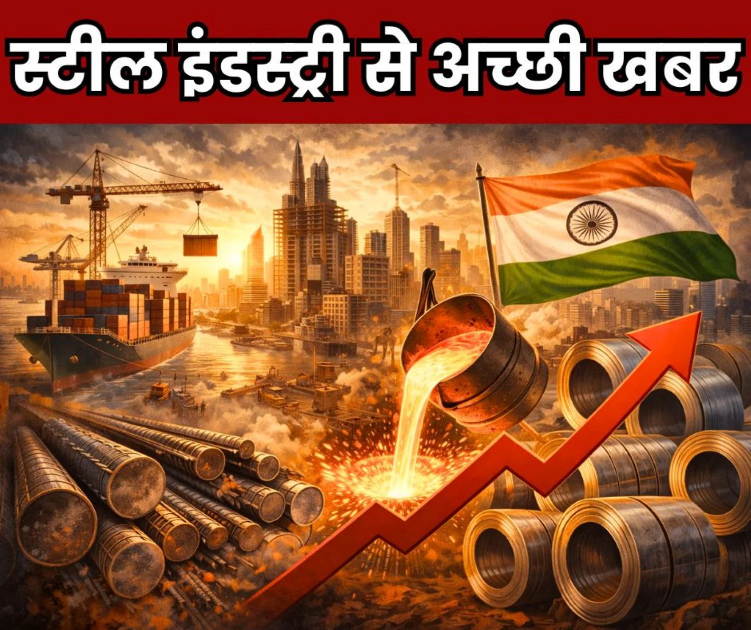 Rising Steel Demand in Infrastructure Railways Indian Steel industry to Grow in FY 2025-26 amid Emerging Challenges