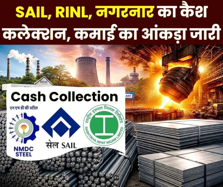 SAILs Cash Collection was Rs 11,388.49 Crore BSL first BSP Second RINL Rs 277 Crore Nagarnar Collected Rs 48 Crore