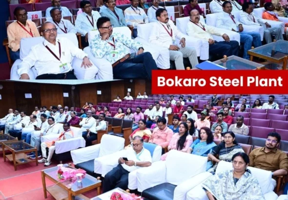 BSL Retirement Ceremony 5 Officers and 17 Employees of Bokaro Steel Plant Bid Farewell