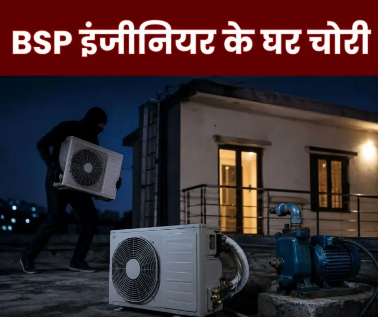 Bhilai Township Theft at BSP Engineers House FIR Registered
