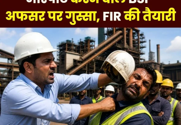 Dispute Between Officer and Supervisor at Bhilai Steel Plant Warning of FIR