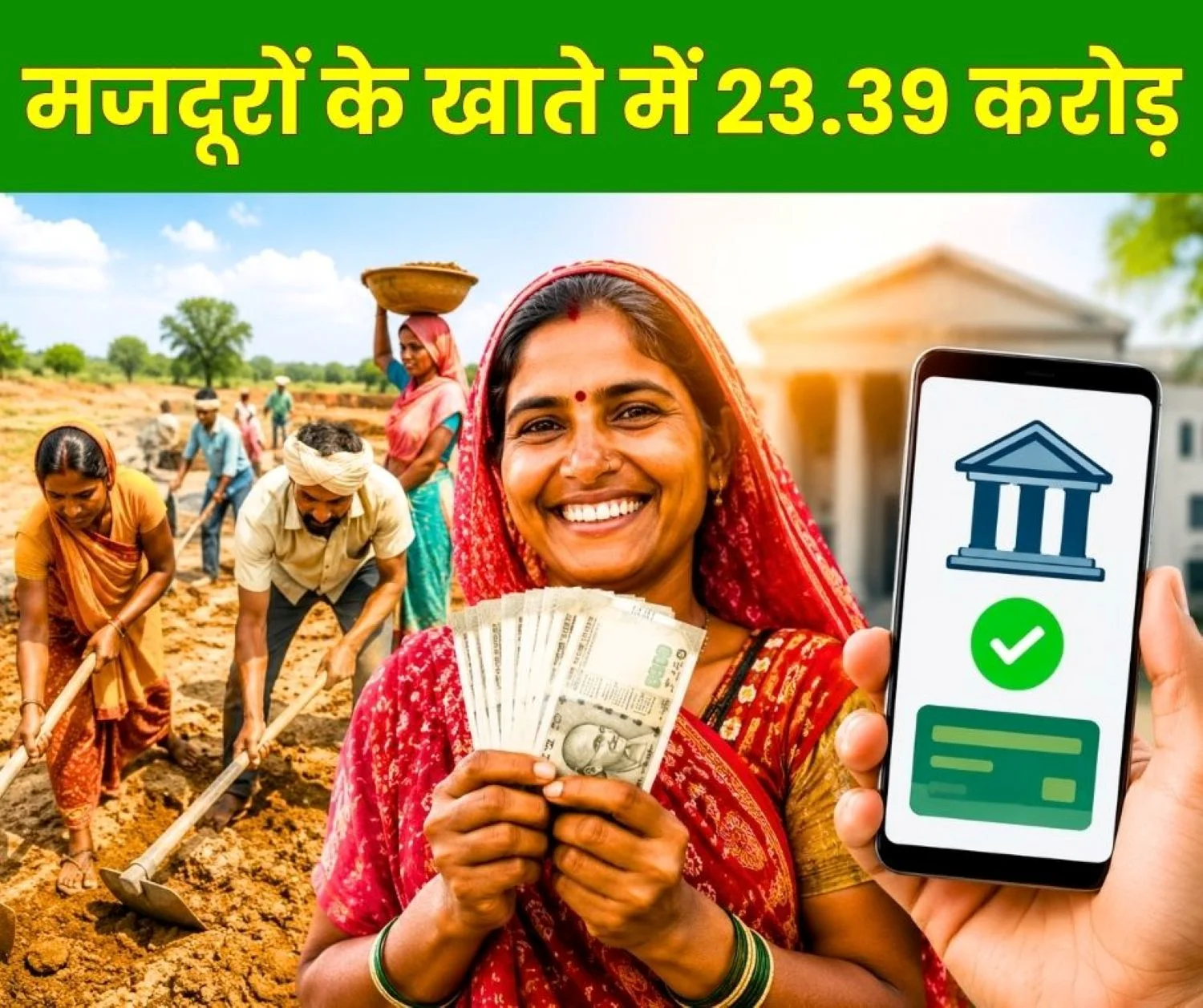 Good News Big Relief for Laborers Rs 23 Crore Deposited in Their Accounts