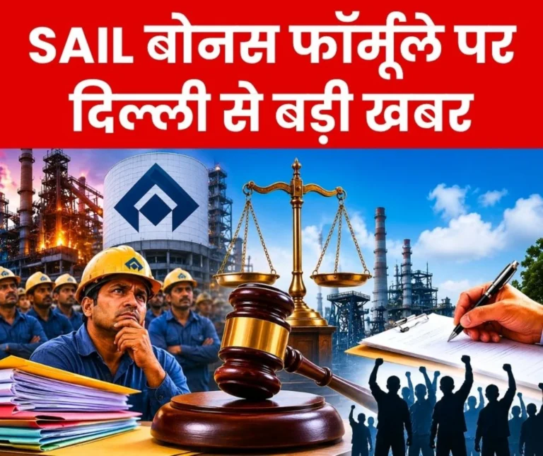 SAIL Bonus Big News Petition Against Formula Accepted in CAT, Notice to SAIL and Government