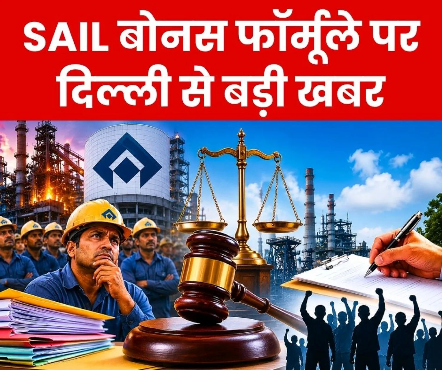 SAIL Bonus Big News Petition Against Formula Accepted in CAT, Notice to SAIL and Government
