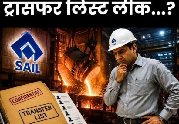 SAIL News Officers Transfer List Leaked Inter-Plant or Mine Lobbying Reaches Delhi