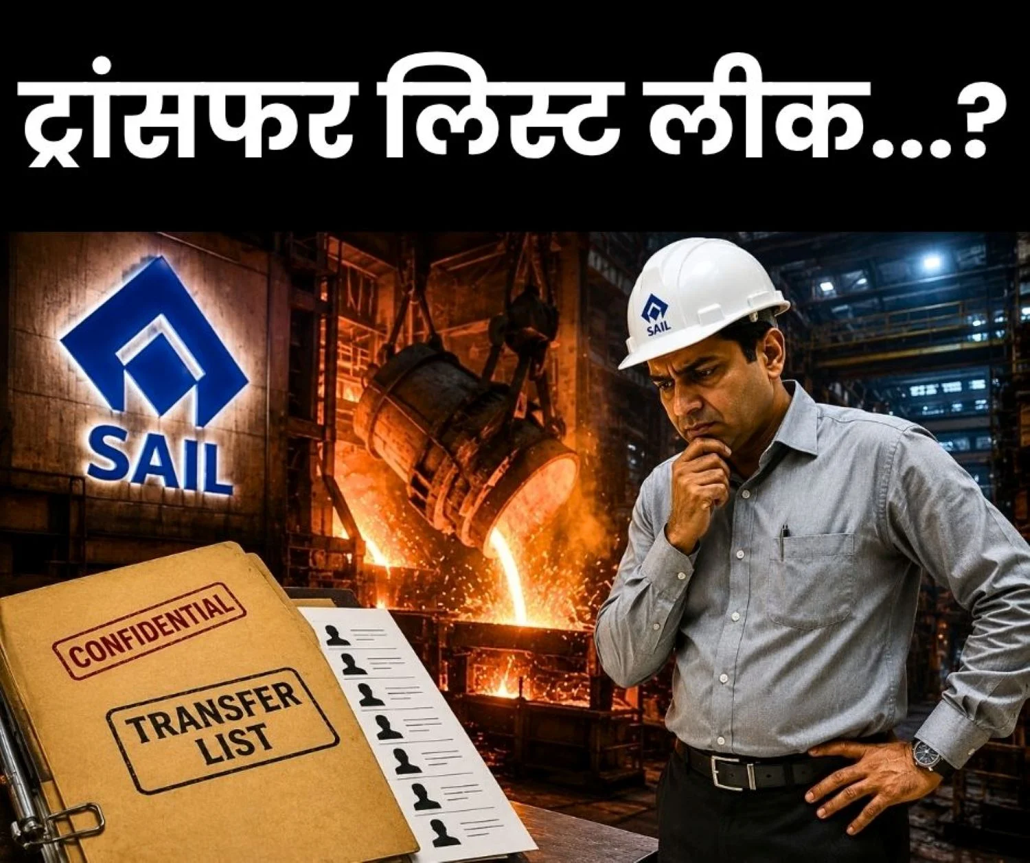 SAIL News Officers Transfer List Leaked Inter-Plant or Mine Lobbying Reaches Delhi