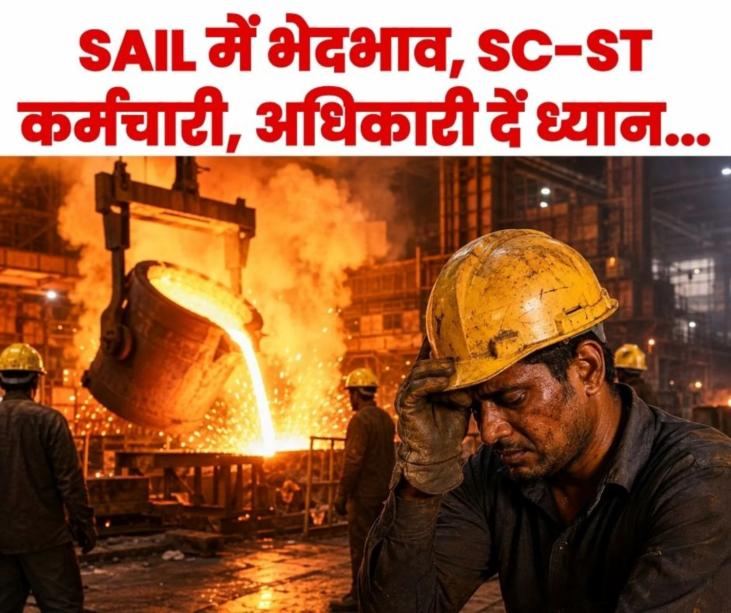 SAIL SC-ST Employees Federation Discrimination in Performance Appraisal Promotion, Transfer Posting Interview