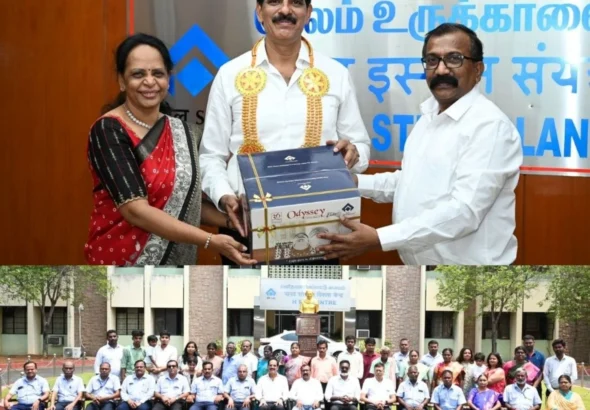 Salem Steel Plant These Employees Retire with the CGM Their Families Witness the Farewell Ceremony