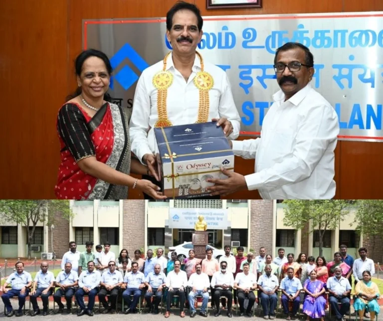 Salem Steel Plant These Employees Retire with the CGM Their Families Witness the Farewell Ceremony