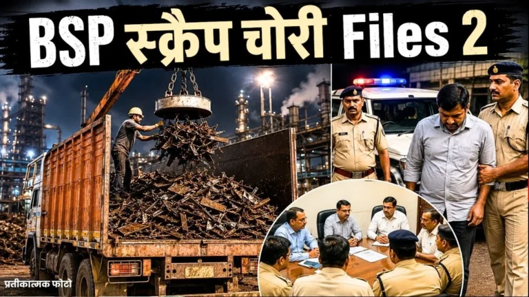 BSP Scrap Chori Files 2 Thief Confesses BSP Officials Inform Police Supervisor Picked up from Home at Midnight