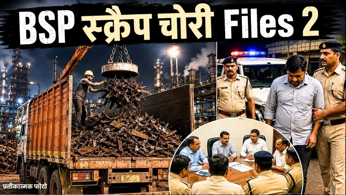 BSP Scrap Chori Files 2 Thief Confesses BSP Officials Inform Police Supervisor Picked up from Home at Midnight