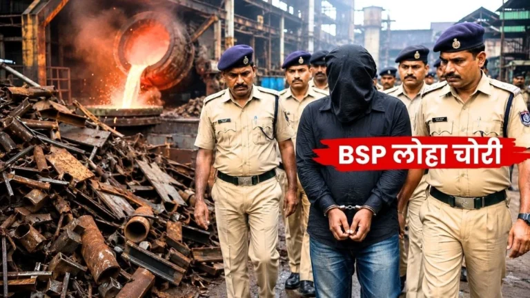 BSP Scrap theft Case Crime Scene Recreated at Bhilai Steel Plant